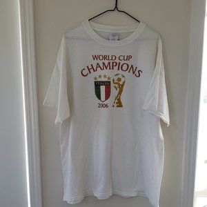 Vintage World Cup 2006 Champions Tee. Mens XL on the Gildan Heavy Cotton Frame.